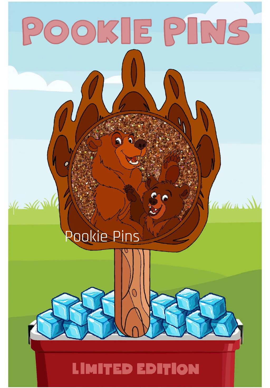 Kenai and Koda Popsicle Pin — Coming Soon